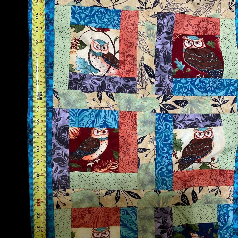 Vintage Quilt Owl Theme 18"X48.5" Length - Picture 12 of 12